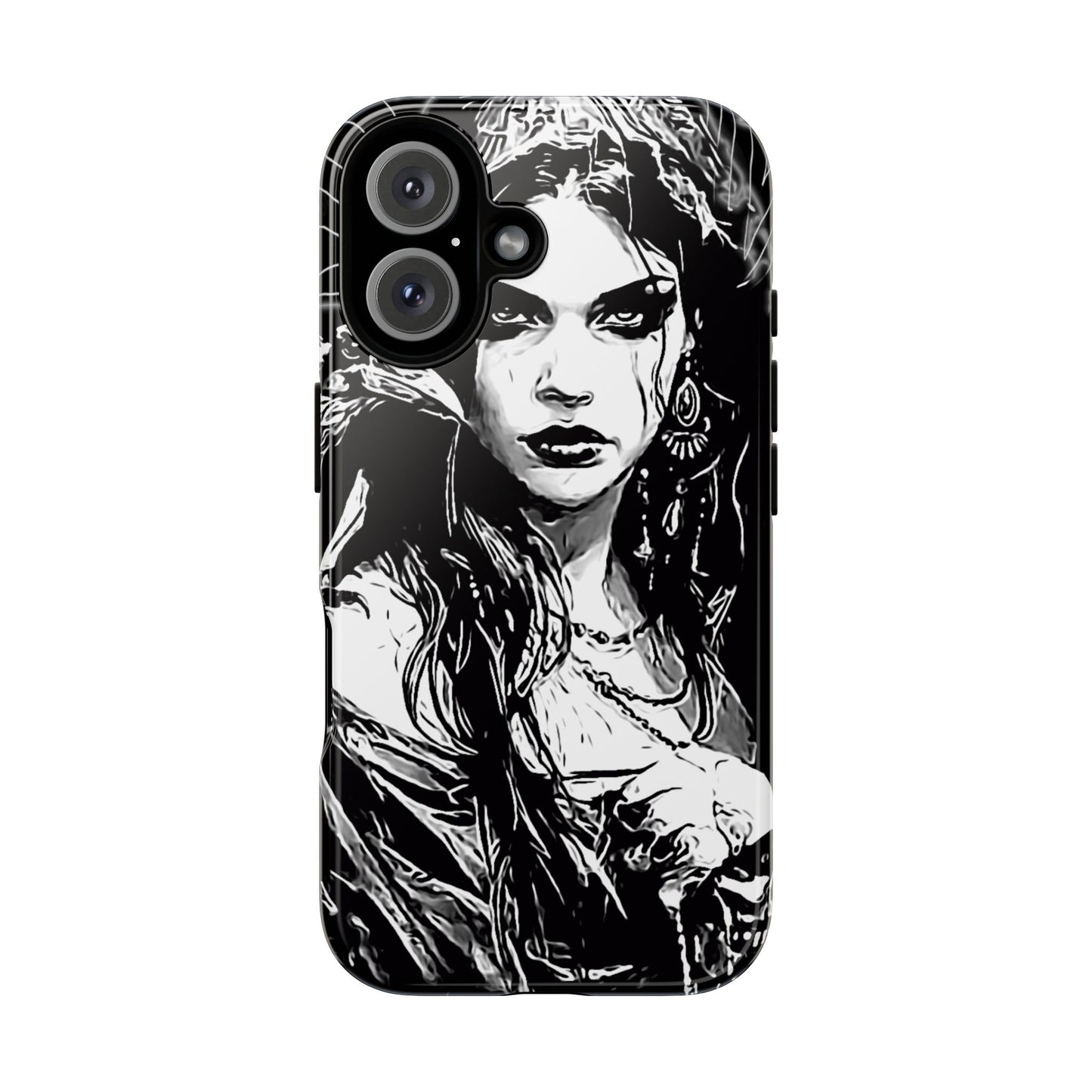 Raven Girl Tough Phone Case