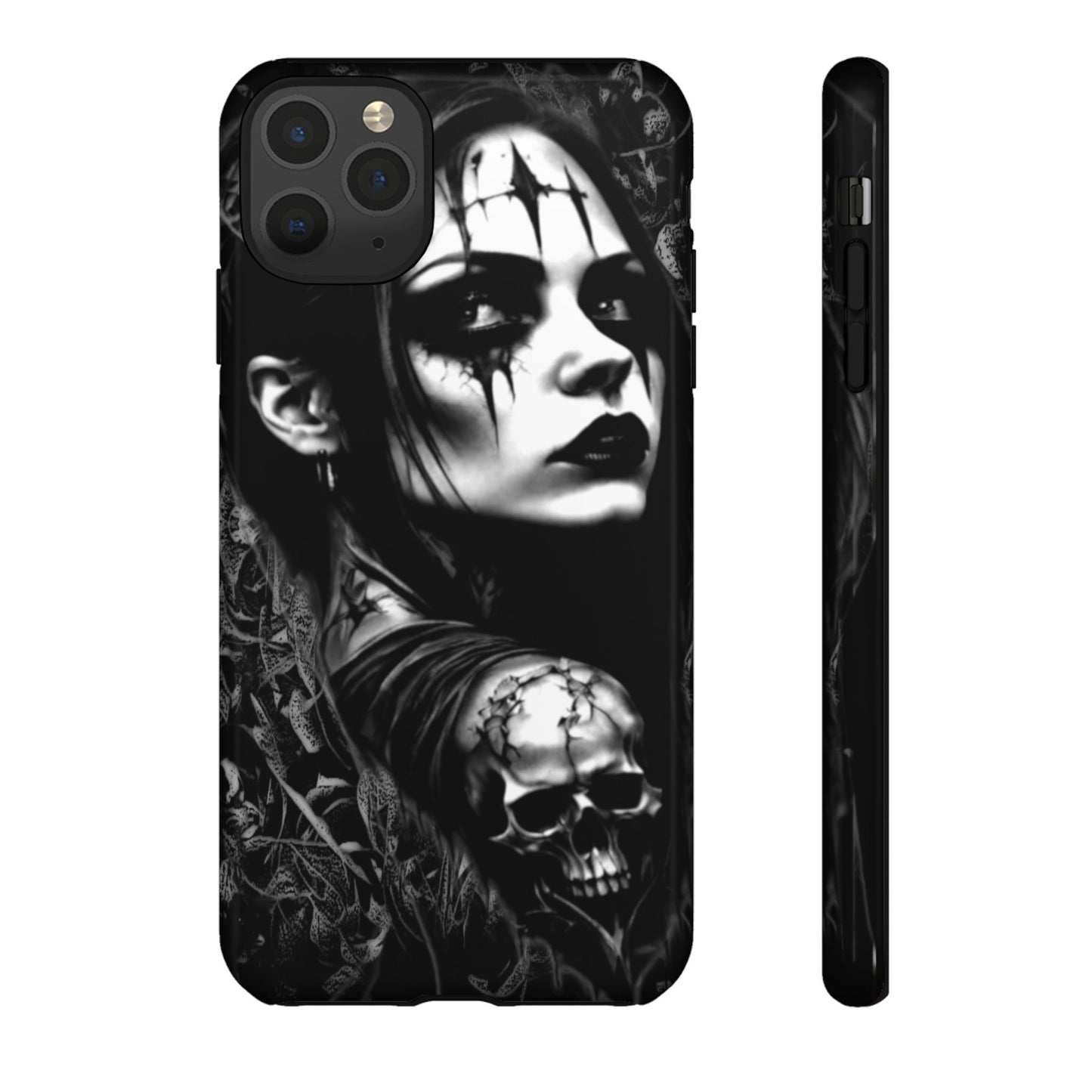 Mysterious Goth Girl Tough Phone Case