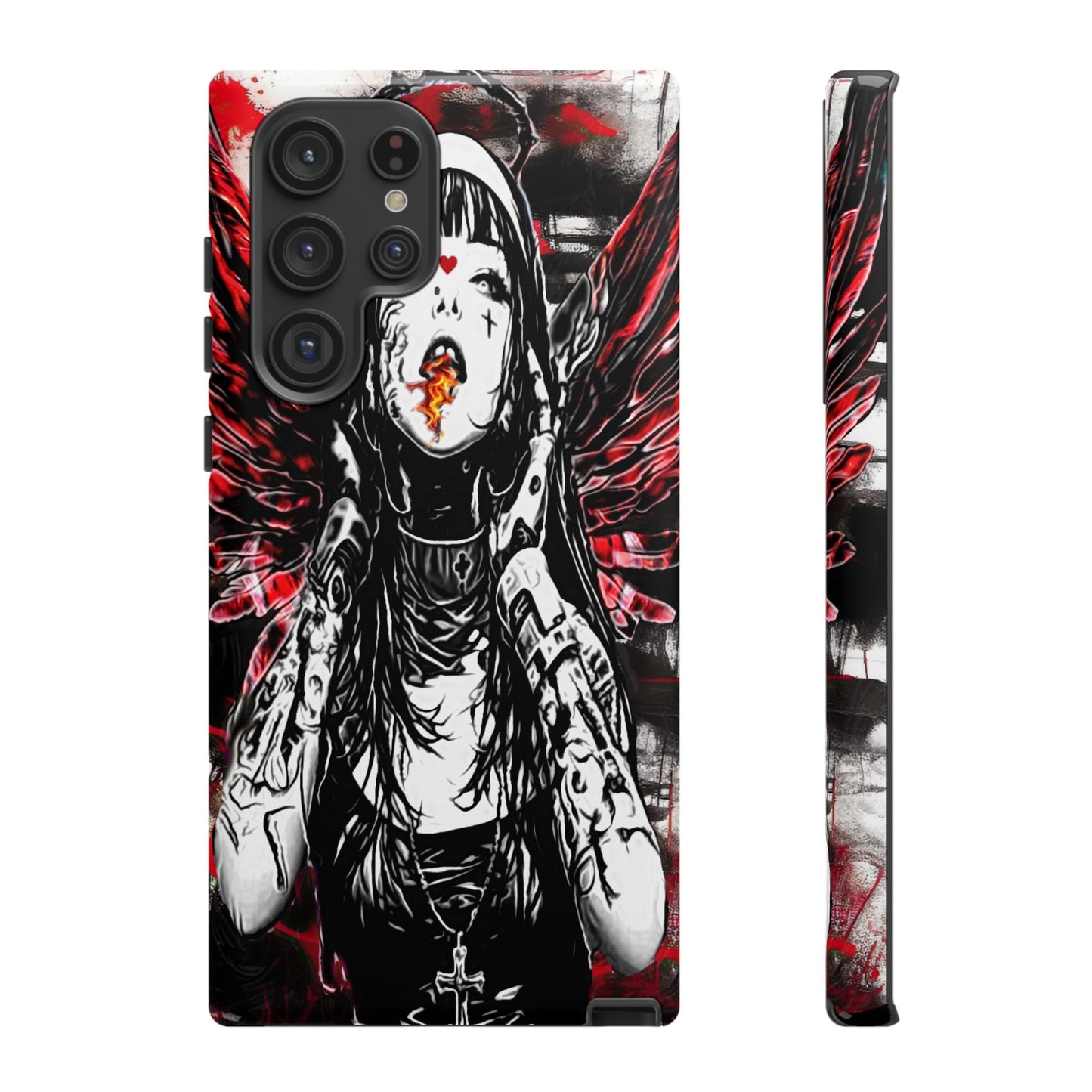 Naughty Angel Nun Tough Phone Case