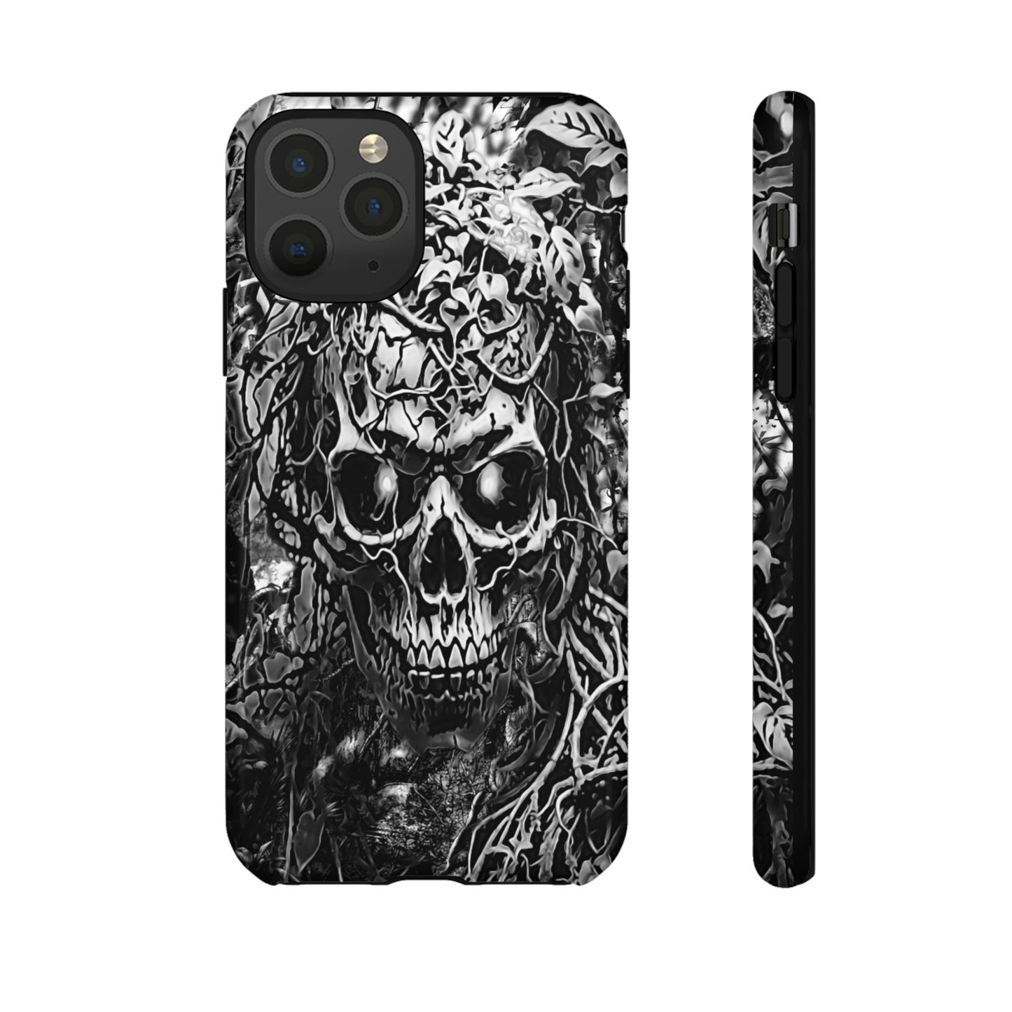 Crawling Vines Skull Tough Phone Case