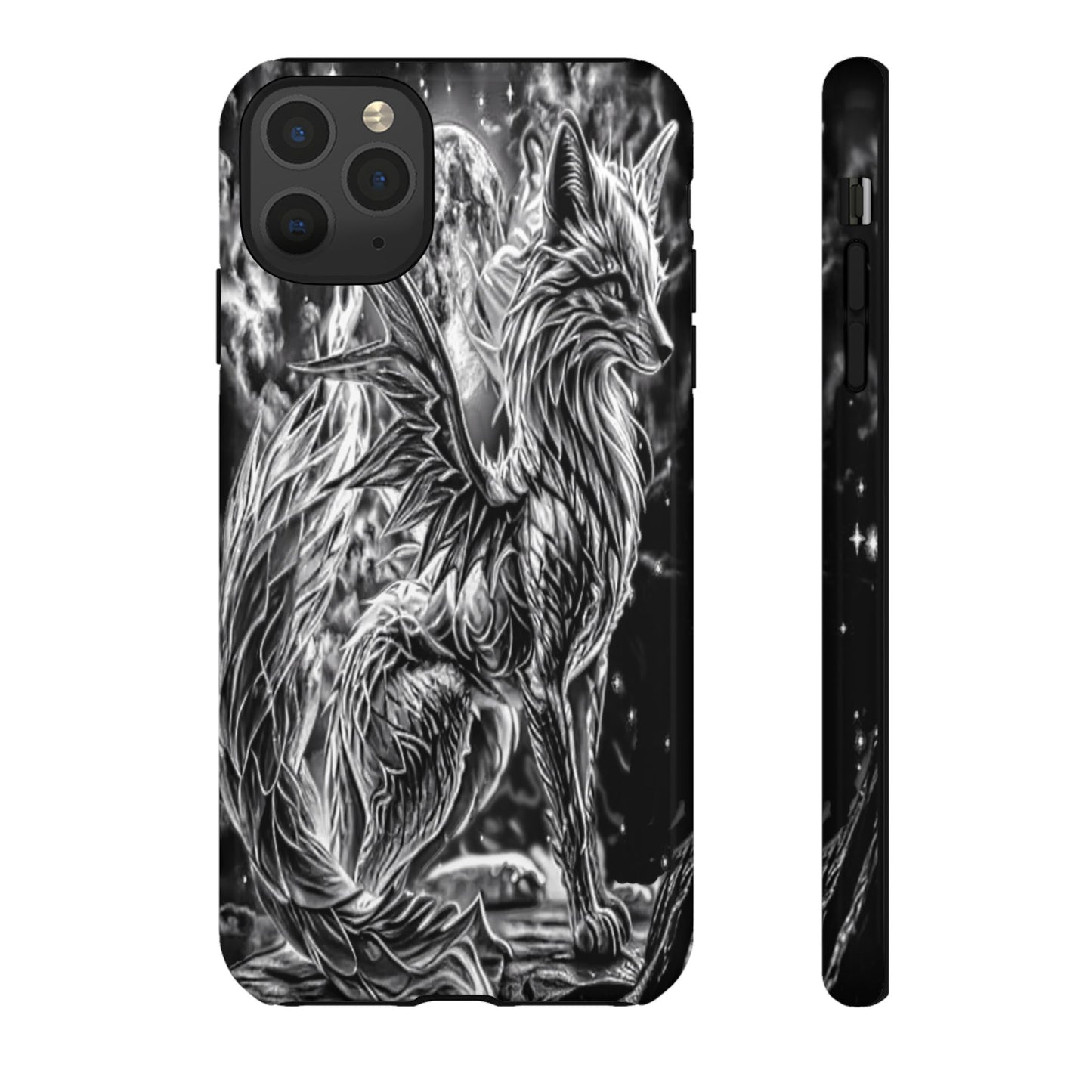 Winged Fox Tough Phone Case