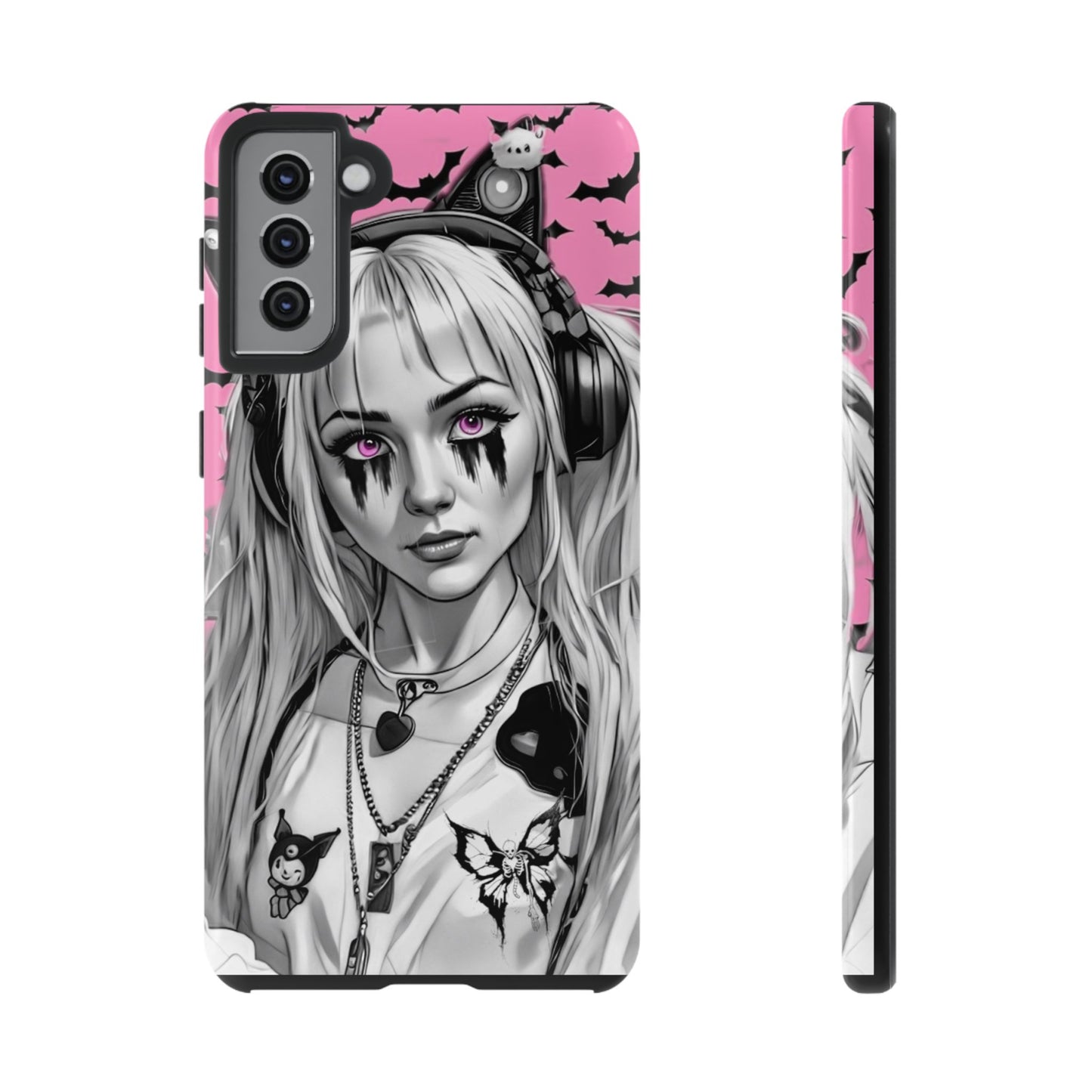 Gothic Kitty Tough Phone Case