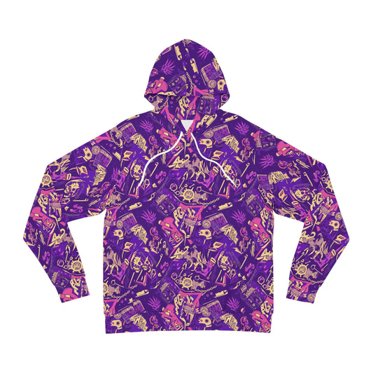 Violet Vibe Distortion Hoodie