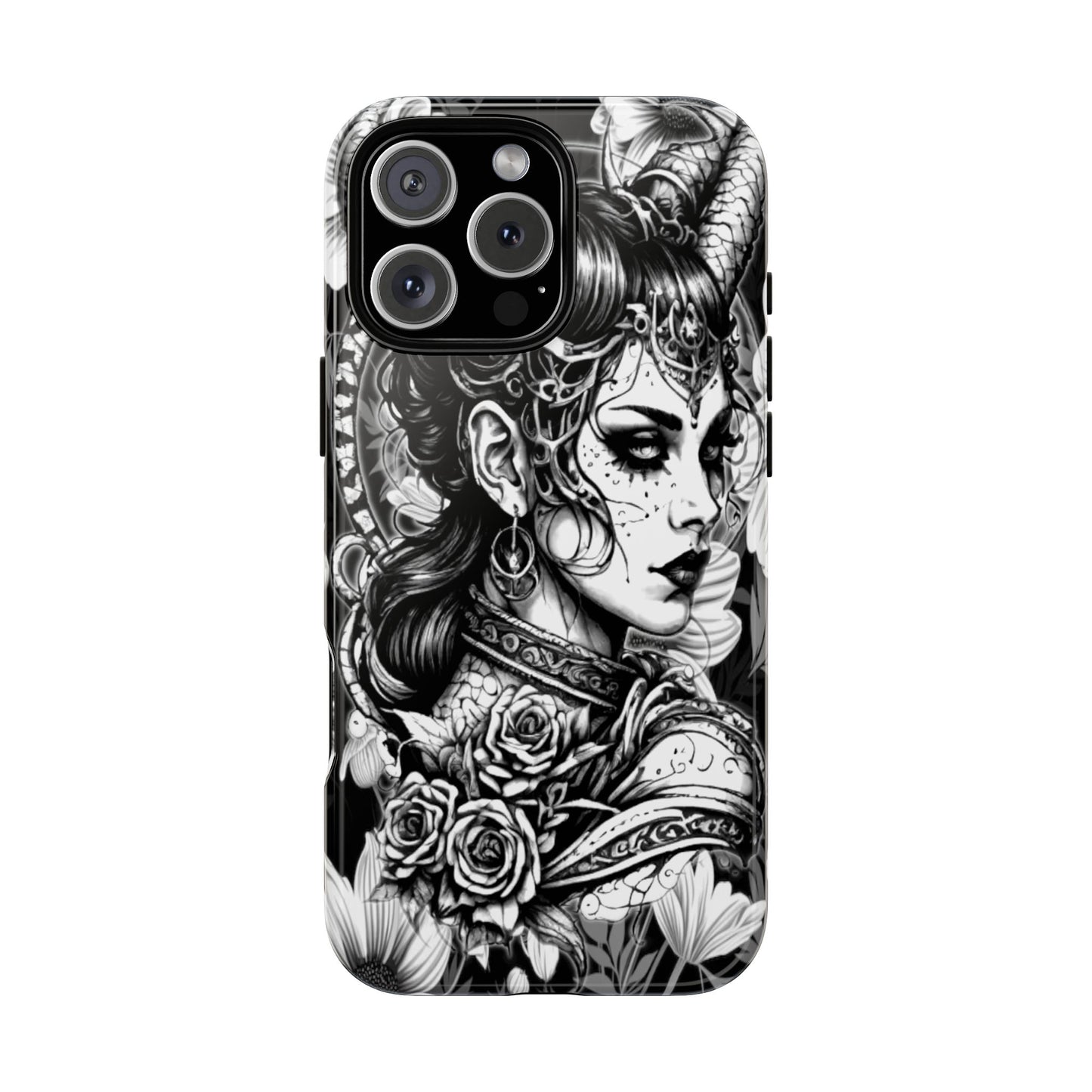 Goth Horned Queen Tough Phone Case