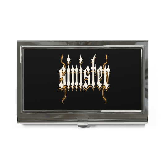 Sinister - Metal Business Card Holder