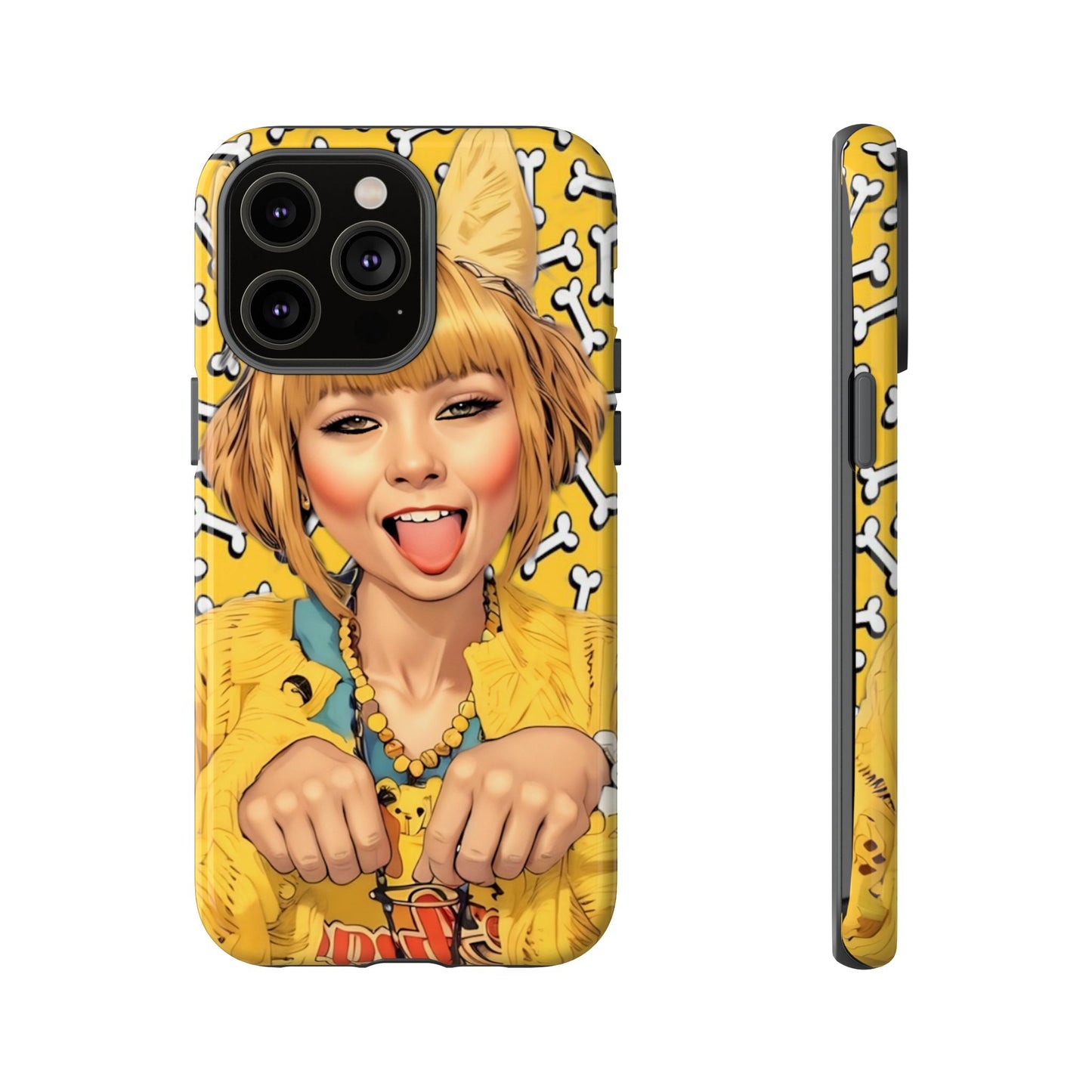 Begging Puppy Girl Tough Phone Case