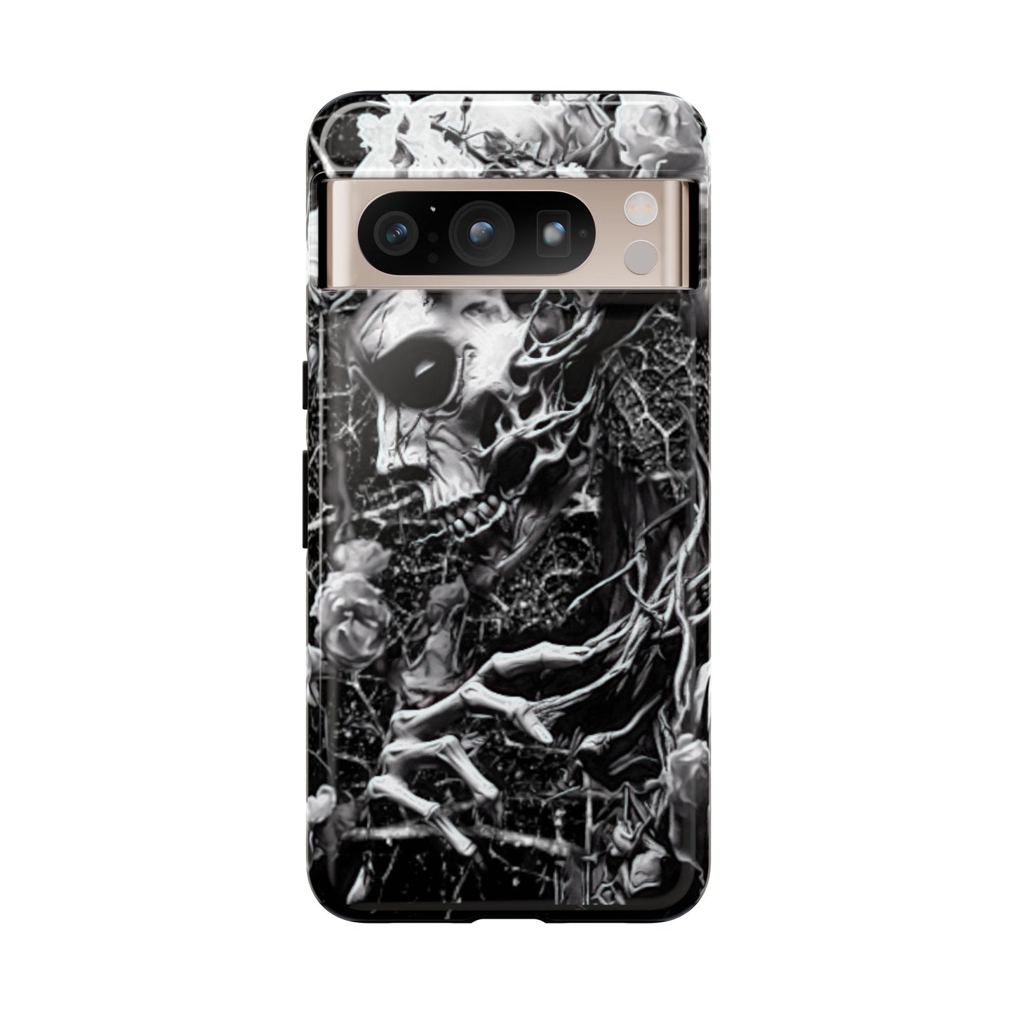 Vines Skull Face Tough Phone Case