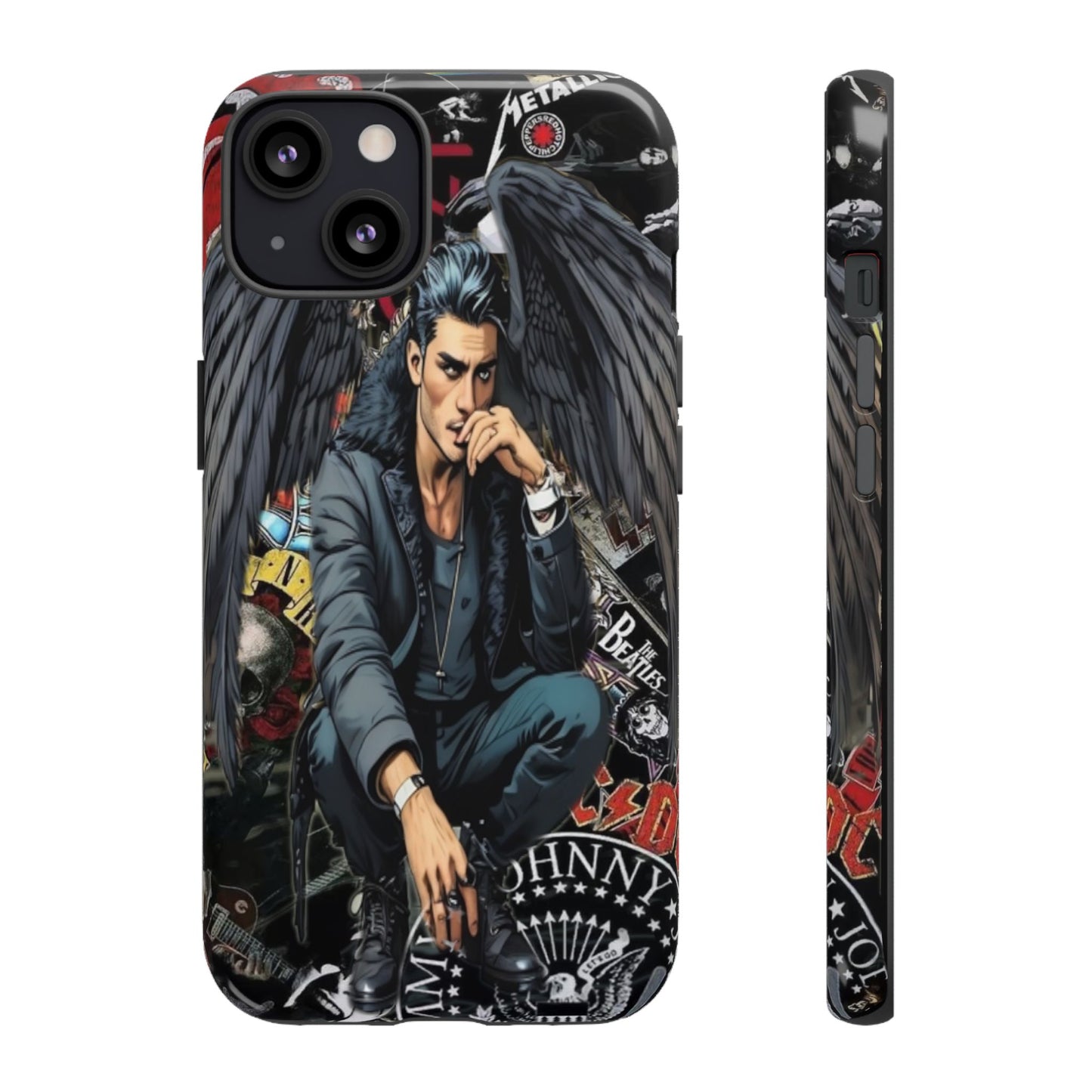 Male Music Angel Tough Phone Case