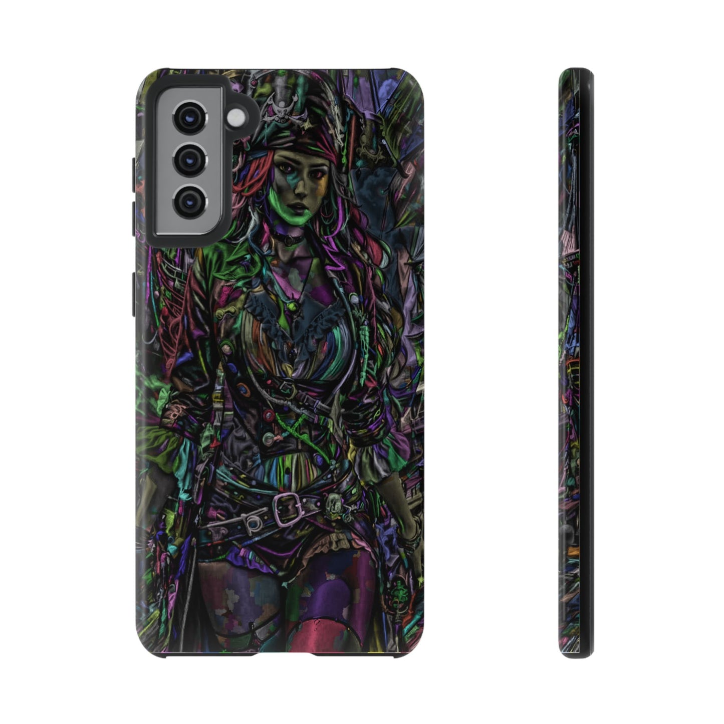 Female Pirate Tough Phone Case