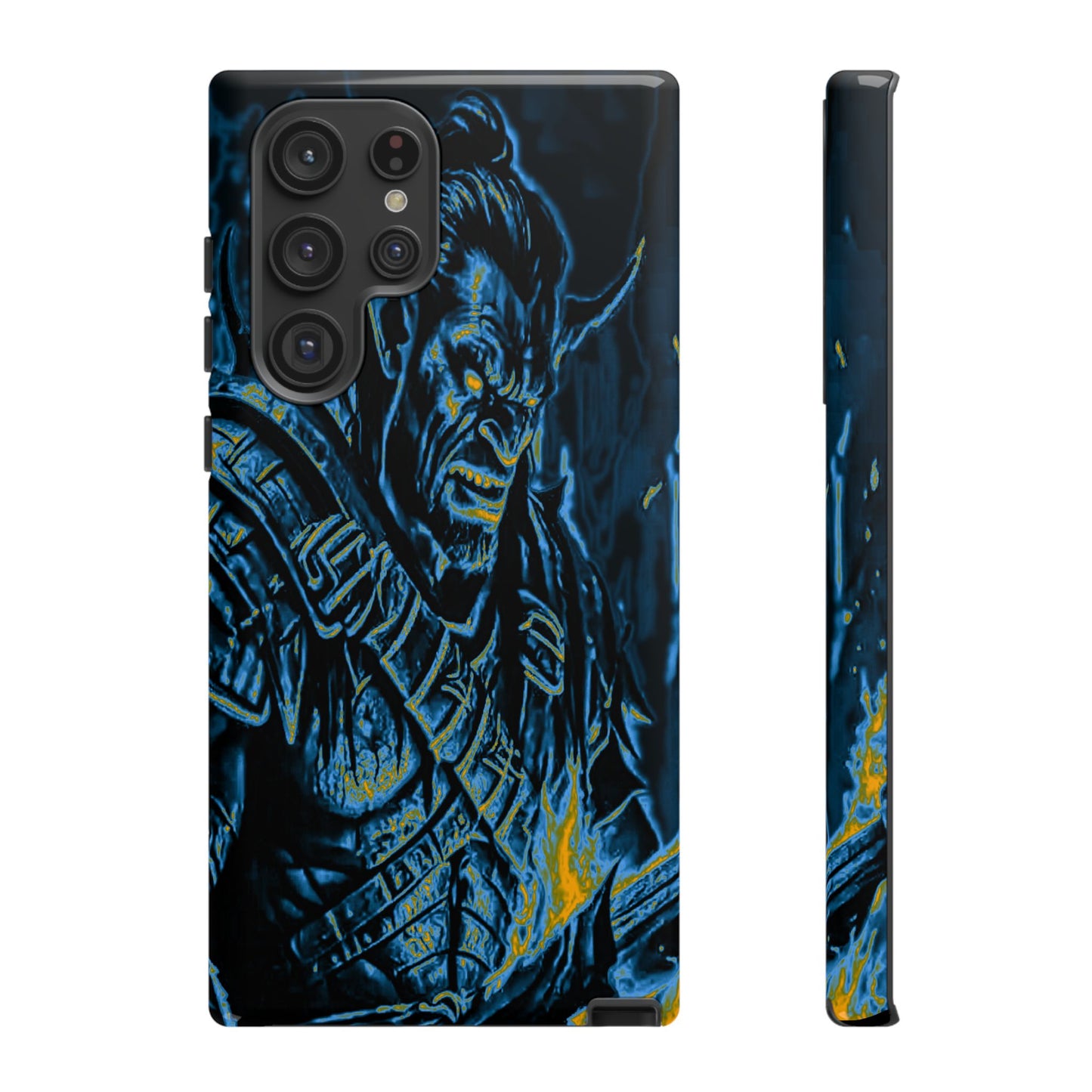 Orc With Flames Tough Phone Case