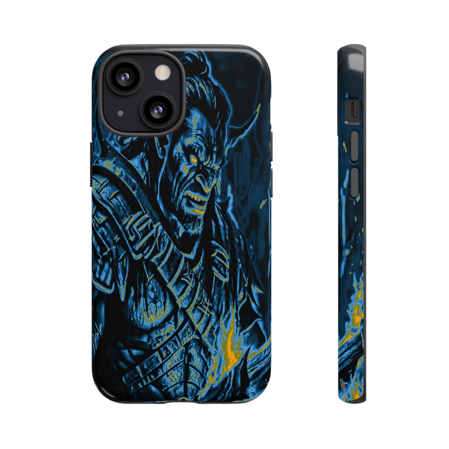 Orc With Flames Tough Phone Case