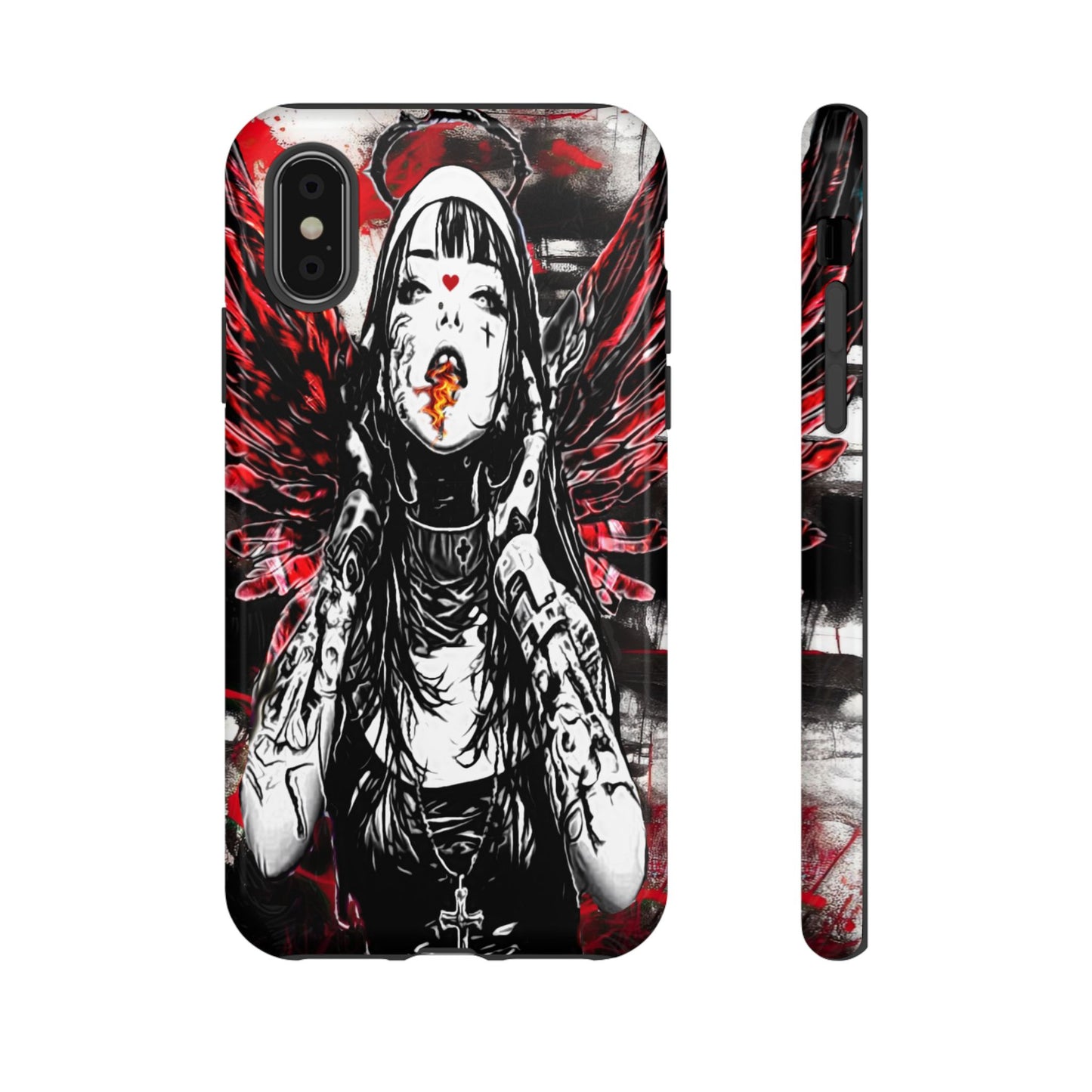 Naughty Angel Nun Tough Phone Case