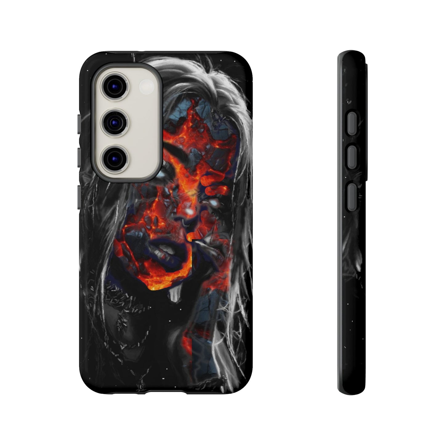 Lava Face Girl Tough Phone Case