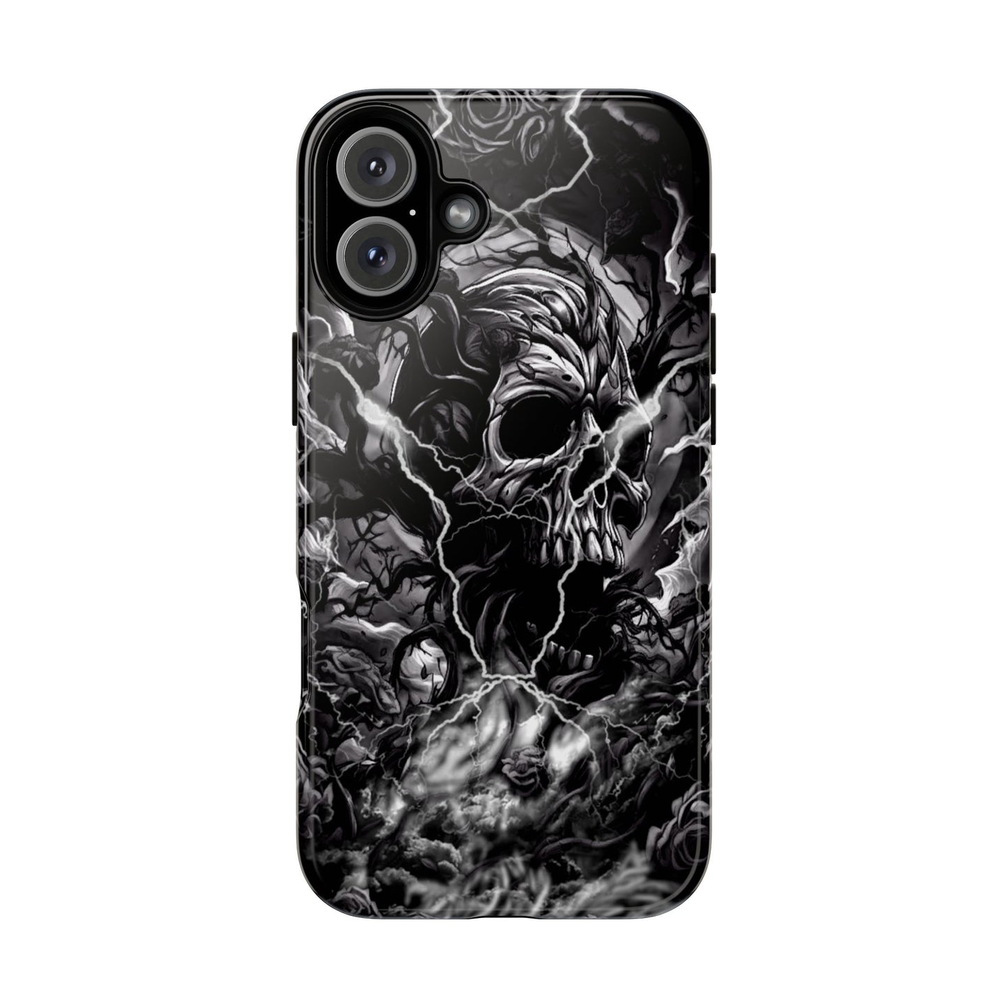 Skull Storm Tough Phone Case