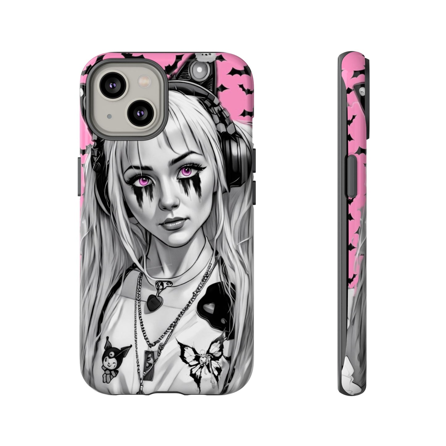 Gothic Kitty Tough Phone Case