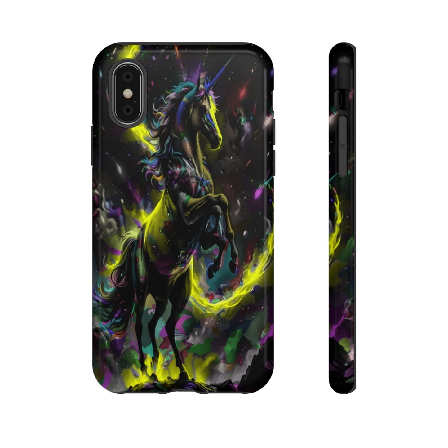 Rearing Up Unicorn Tough Phone Cases