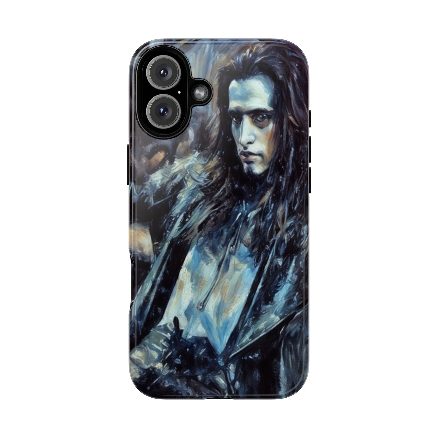 Enigmatic Goth Man Tough Phone Case