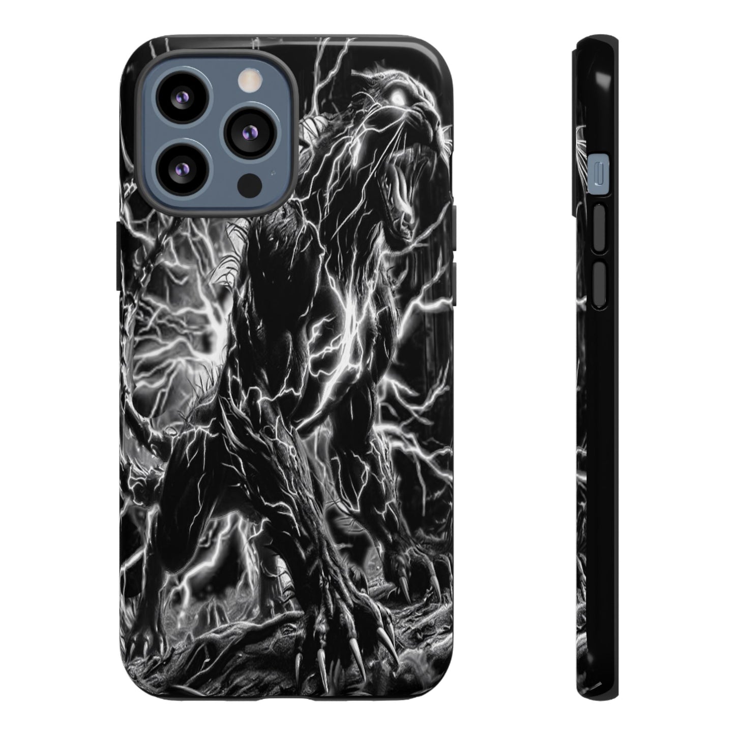 Electric Panther Tough Phone Case