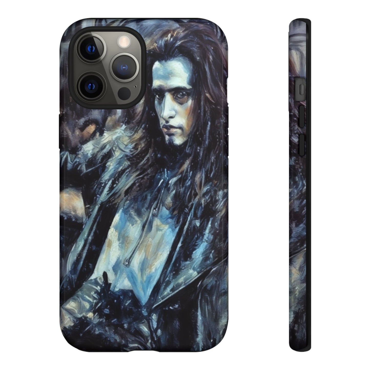 Enigmatic Goth Man Tough Phone Case