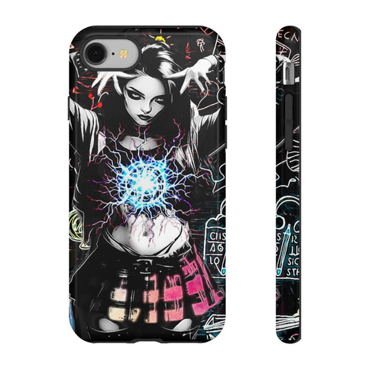 School Girl Lightning Orb Tough Phone Case