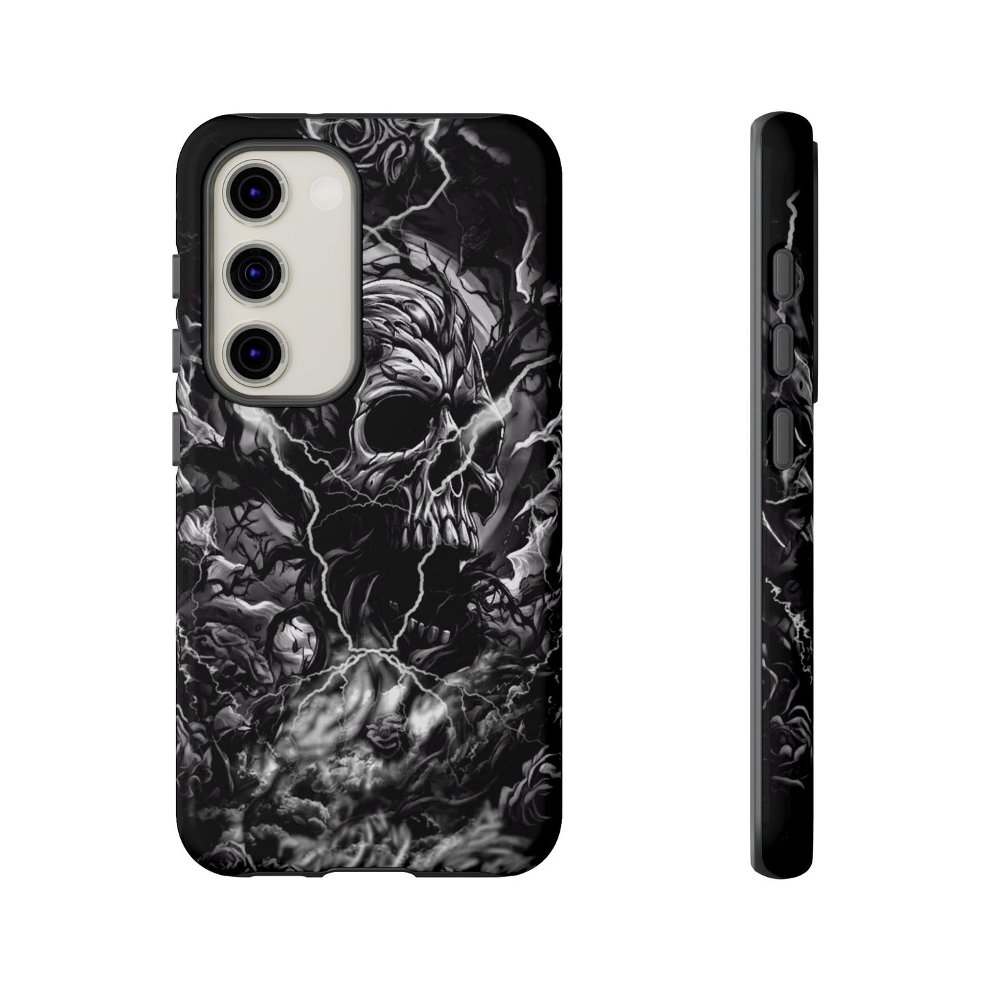 Skull Storm Tough Phone Case