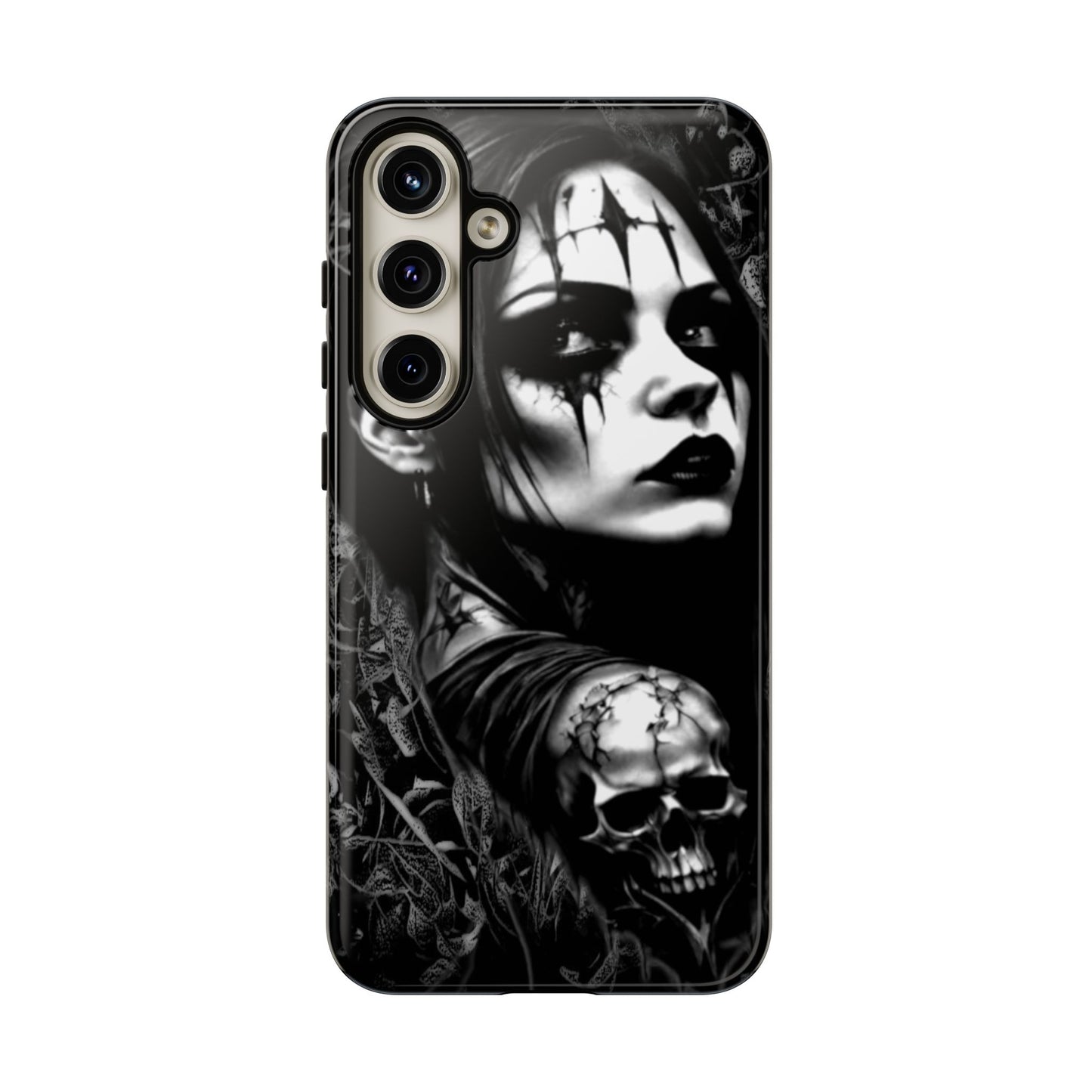 Mysterious Goth Girl Tough Phone Case