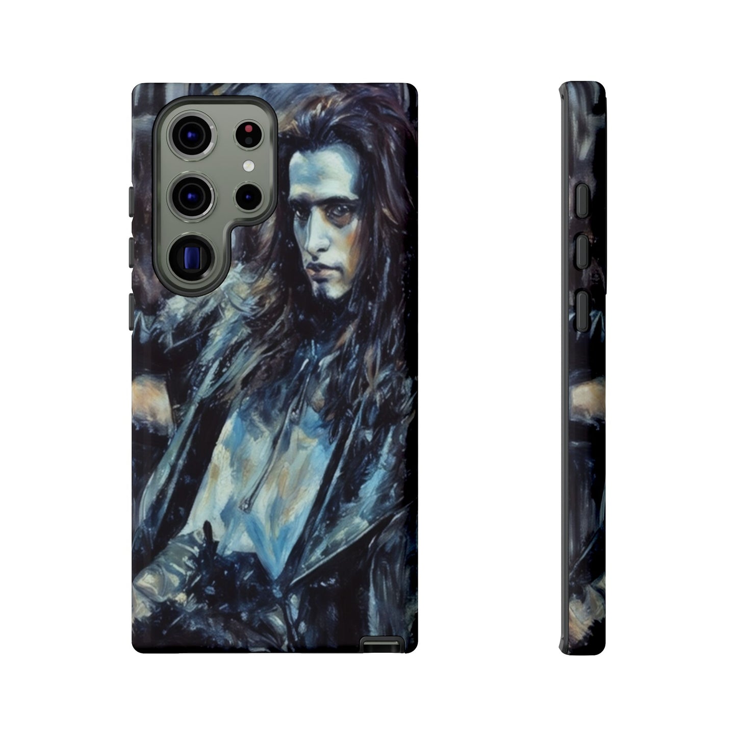 Enigmatic Goth Man Tough Phone Case