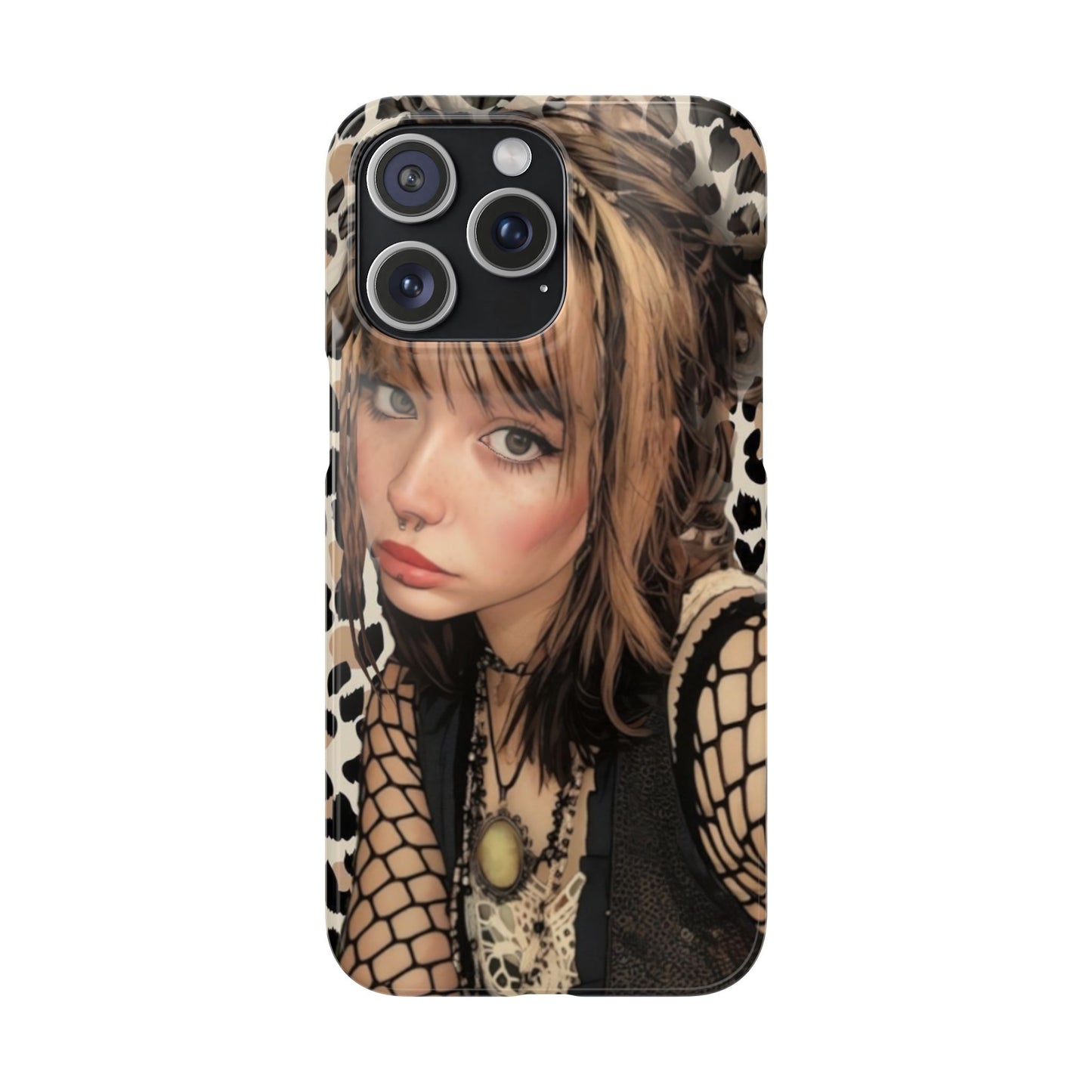 Gothical Leopard Snap Phone Case