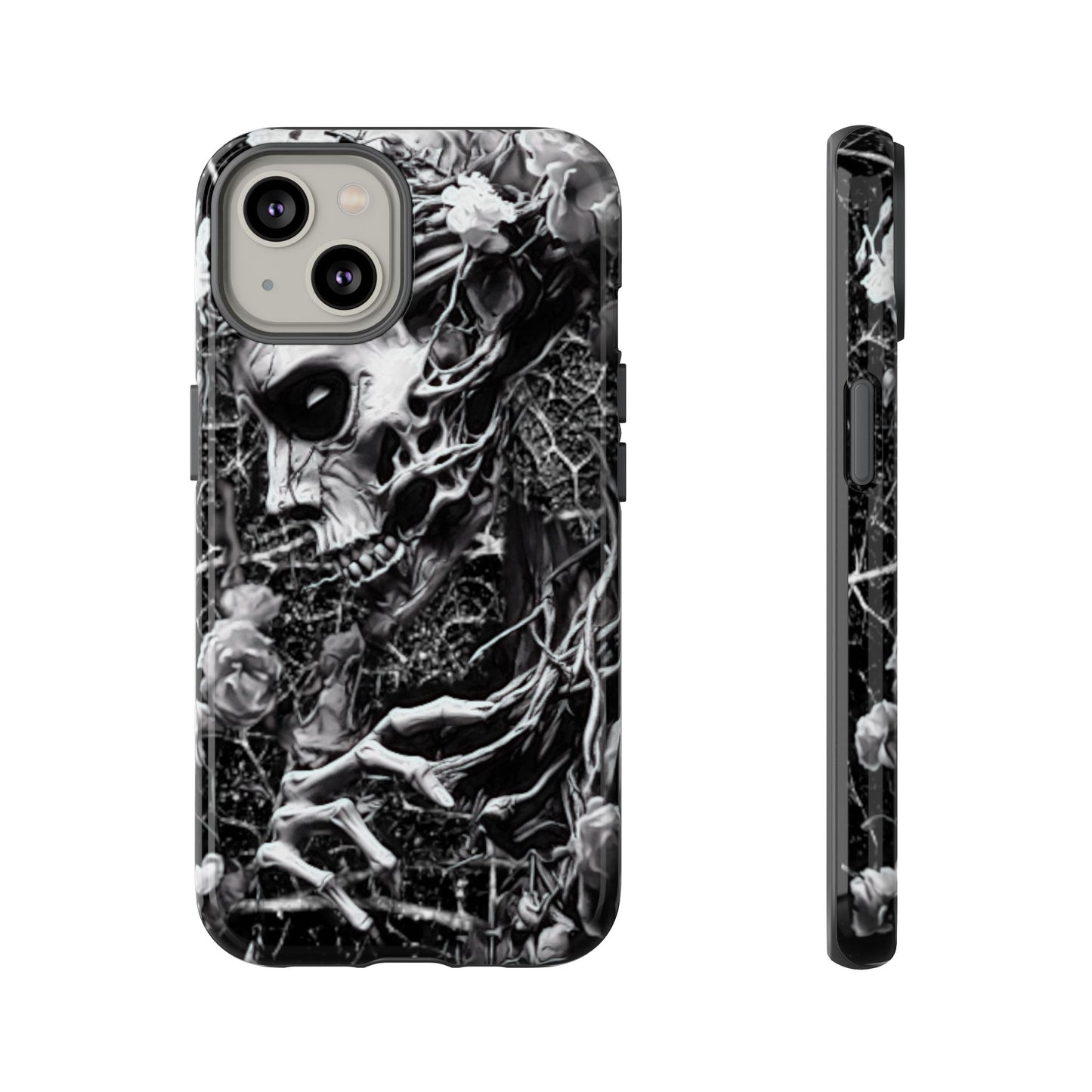 Vines Skull Face Tough Phone Case