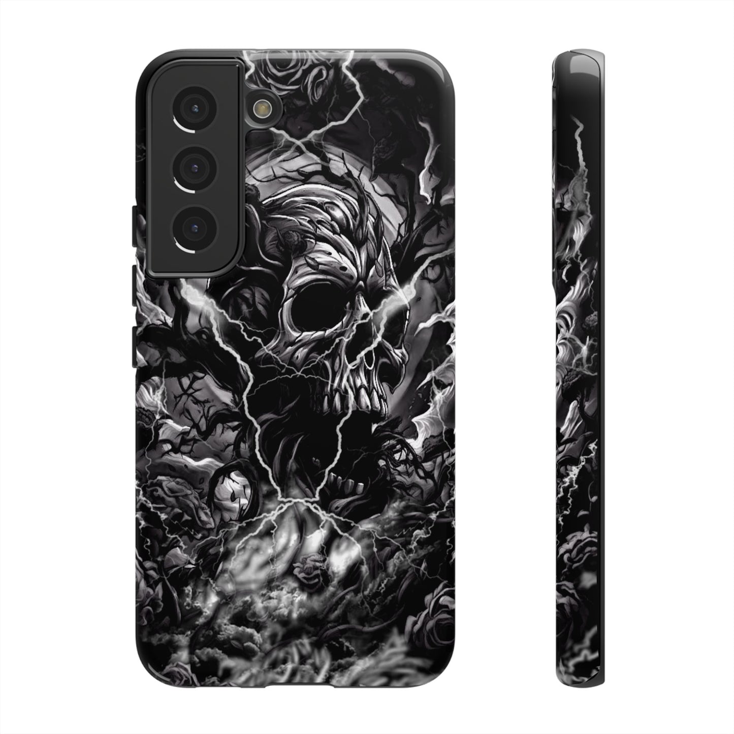 Skull Storm Tough Phone Case