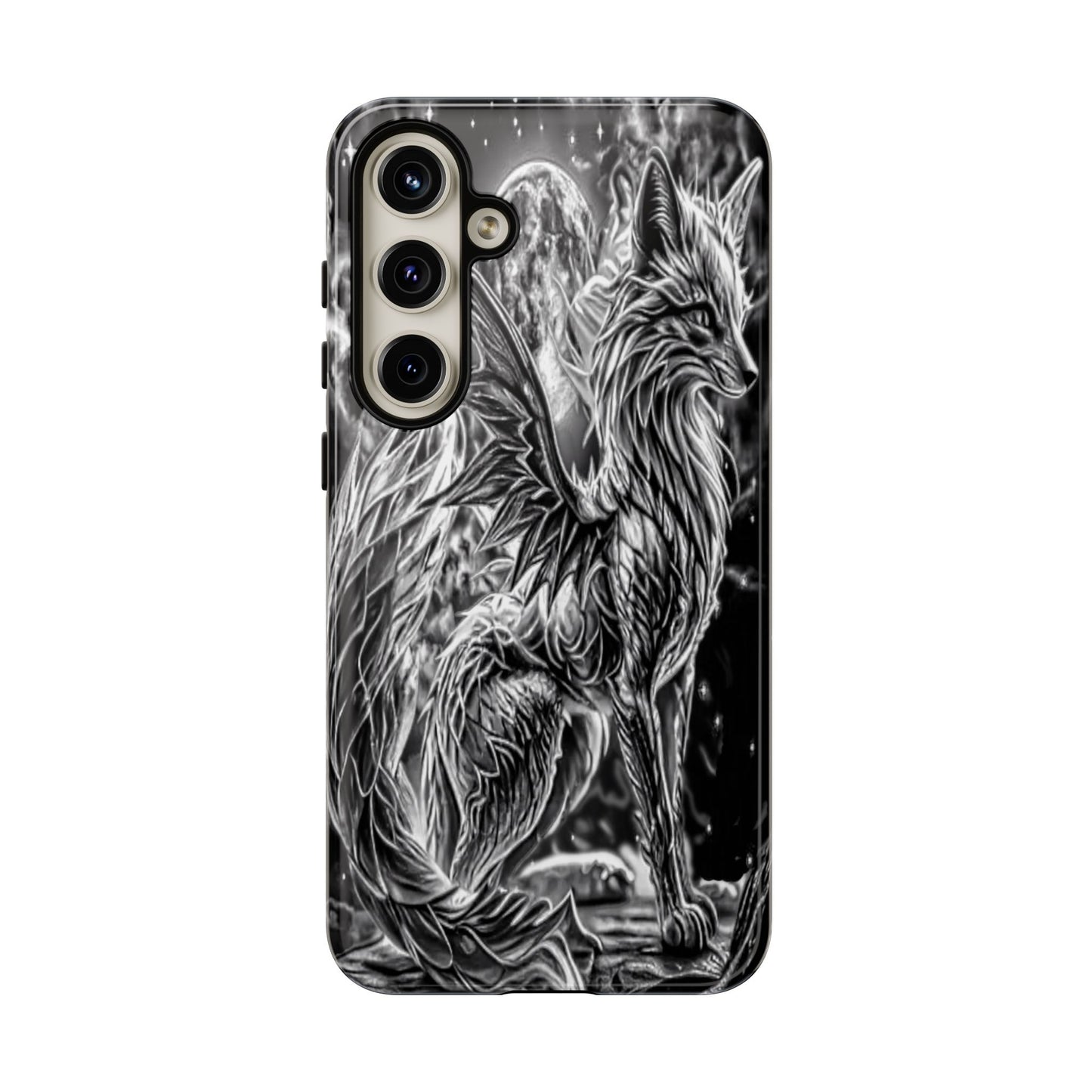 Winged Fox Tough Phone Case