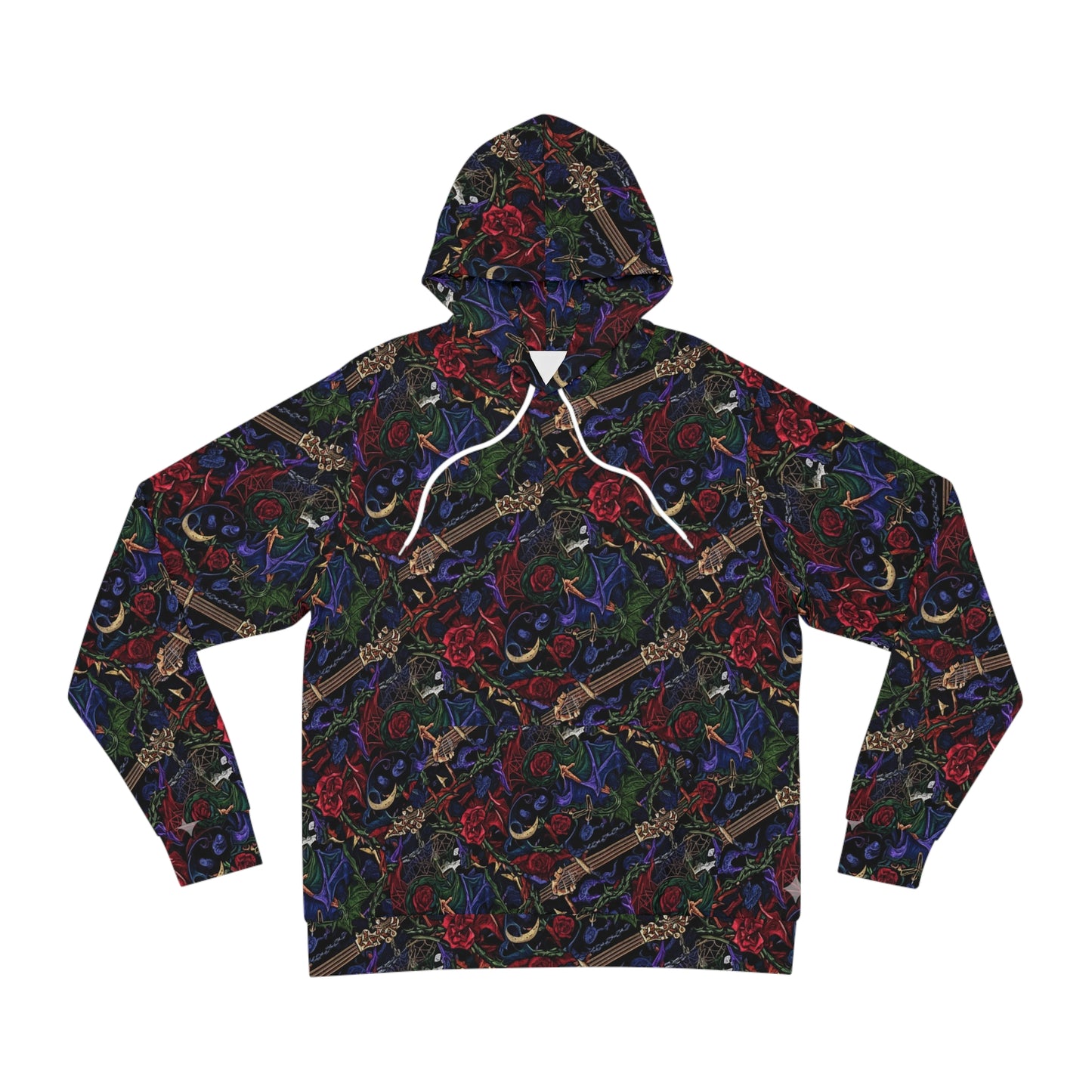 Floral Rose & Chain Hoodie