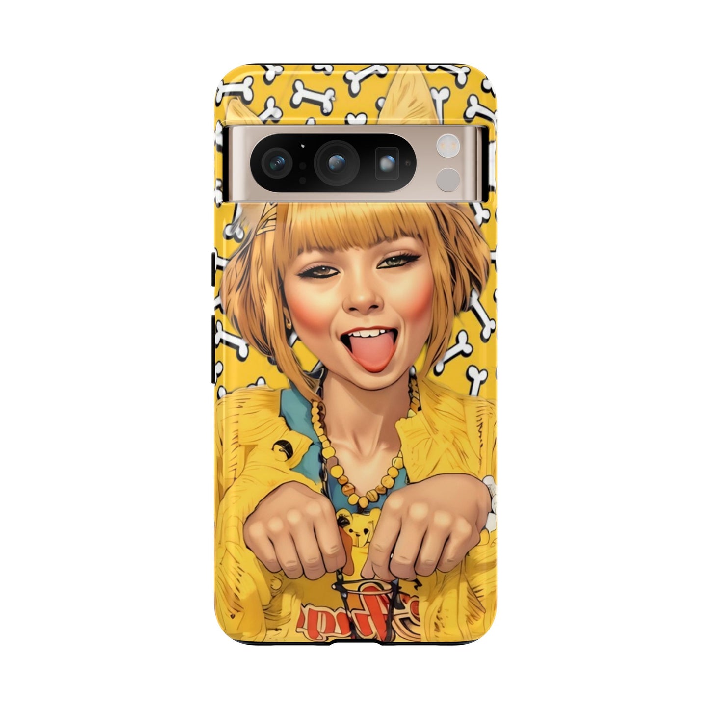 Begging Puppy Girl Tough Phone Case