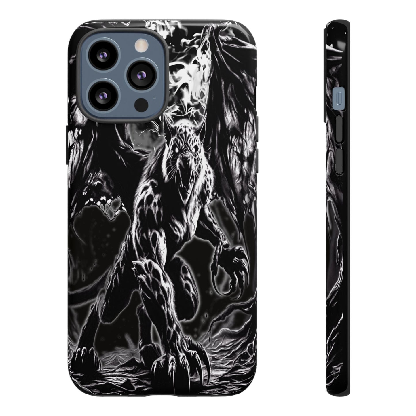 Winged Tiger Tough Phone Case