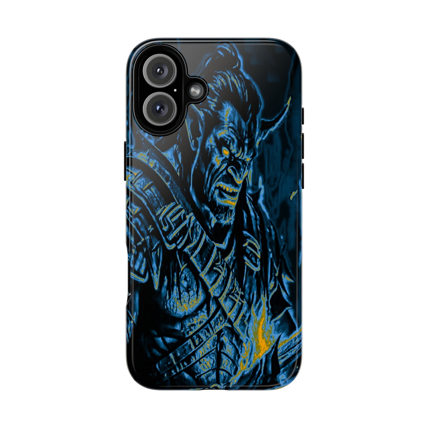 Orc With Flames Tough Phone Case