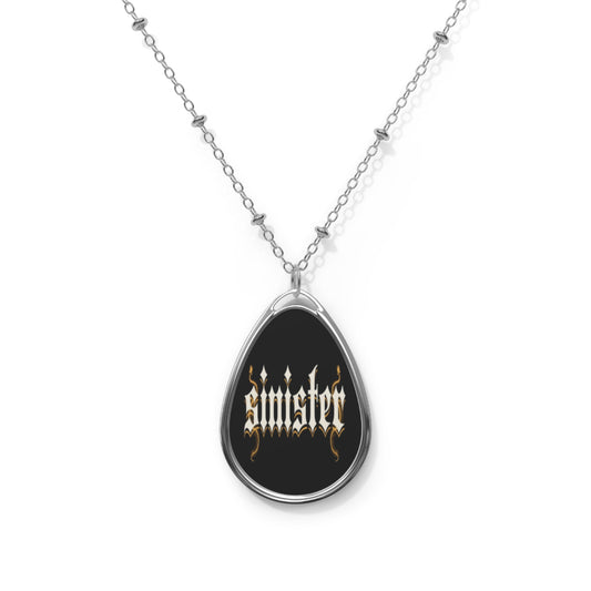 Sinister - Oval Necklace