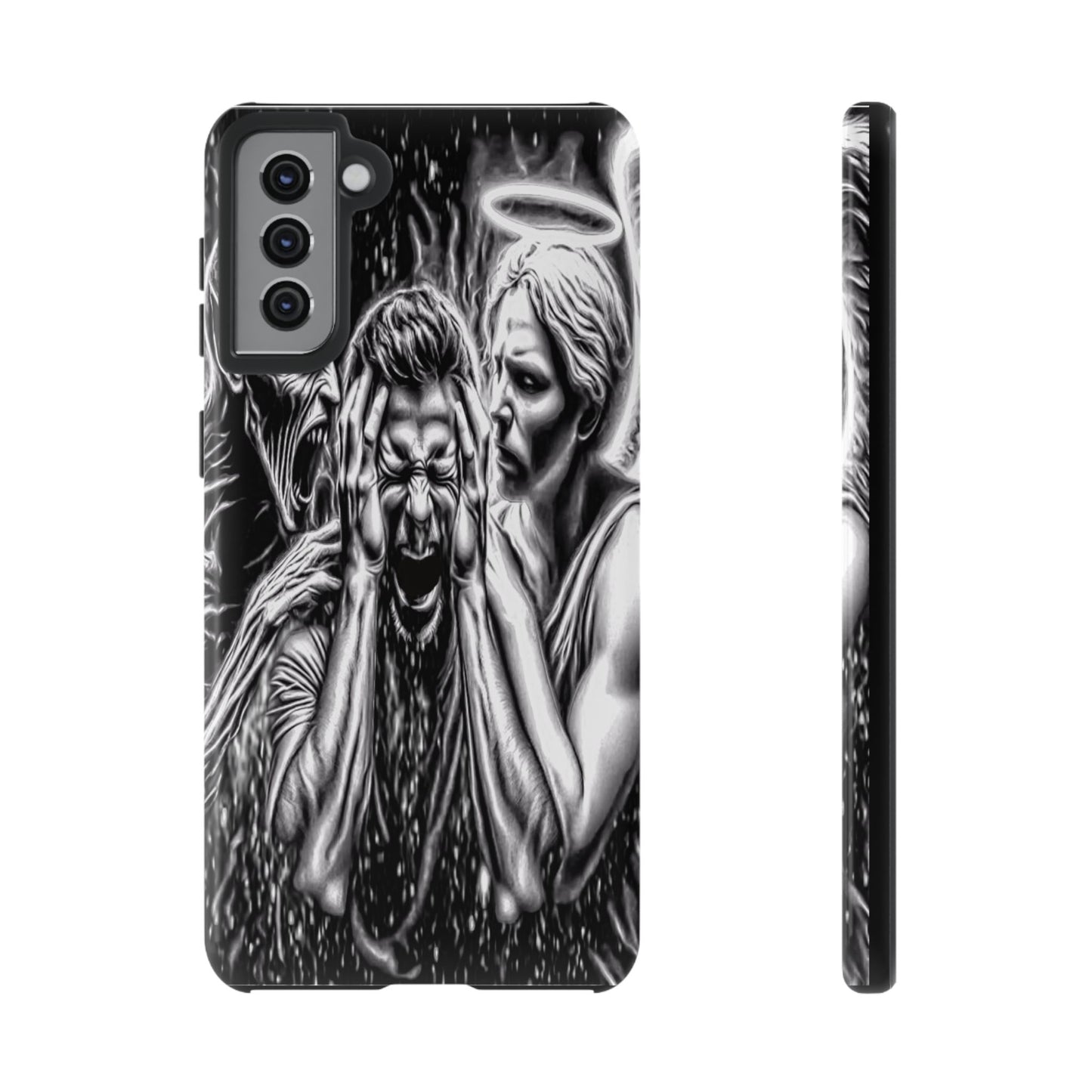 Good Vs Evil Tough Phone Case