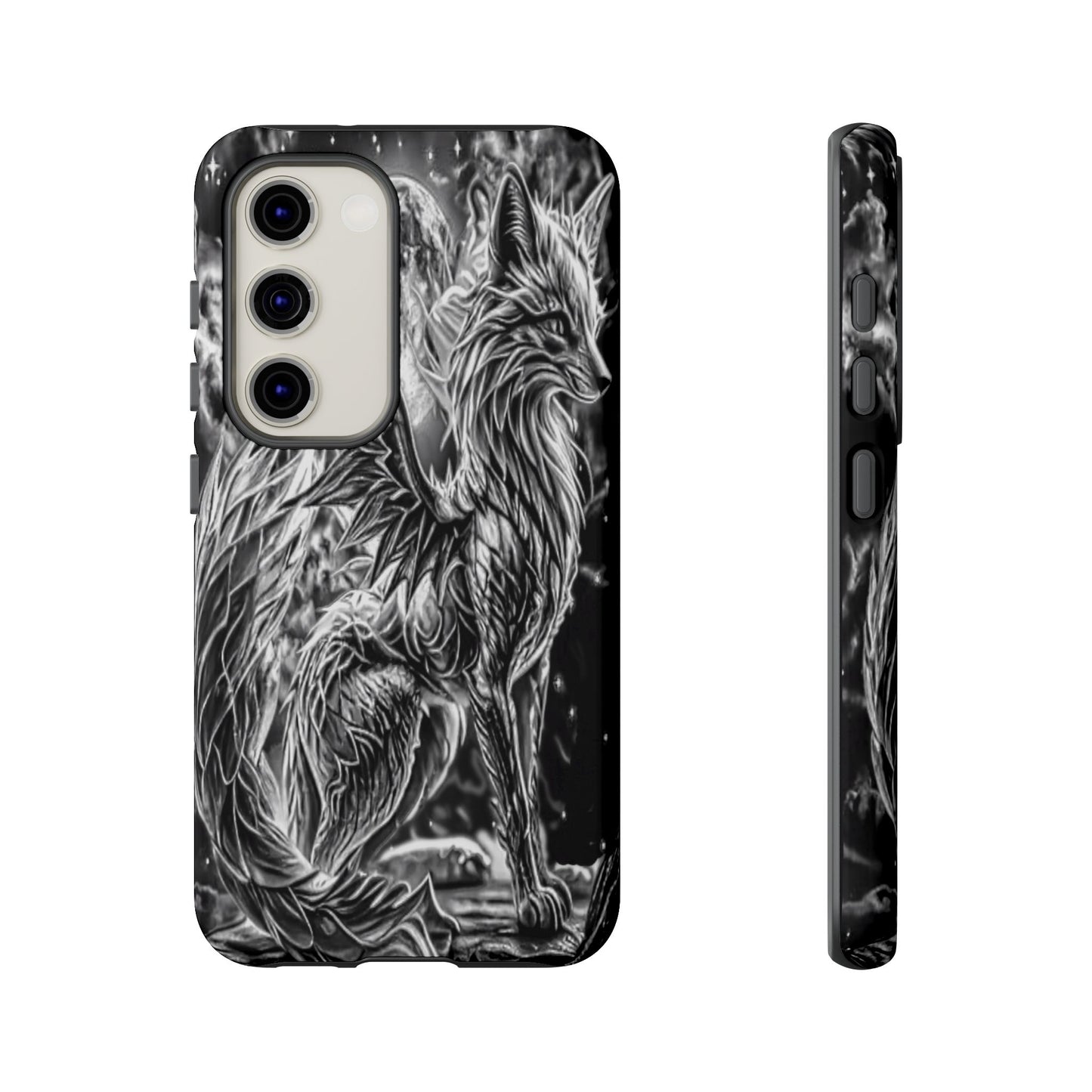 Winged Fox Tough Phone Case