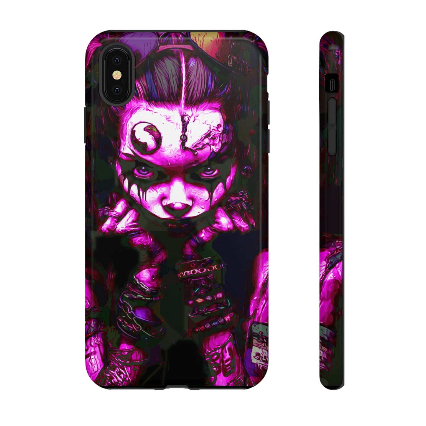 Sassy Goth Girl Tough Phone Case