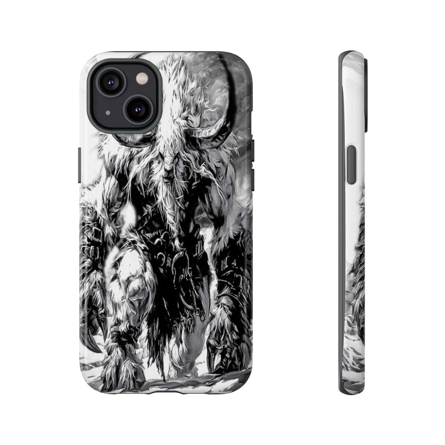 Snow Mountain Creature Tough Phone Case