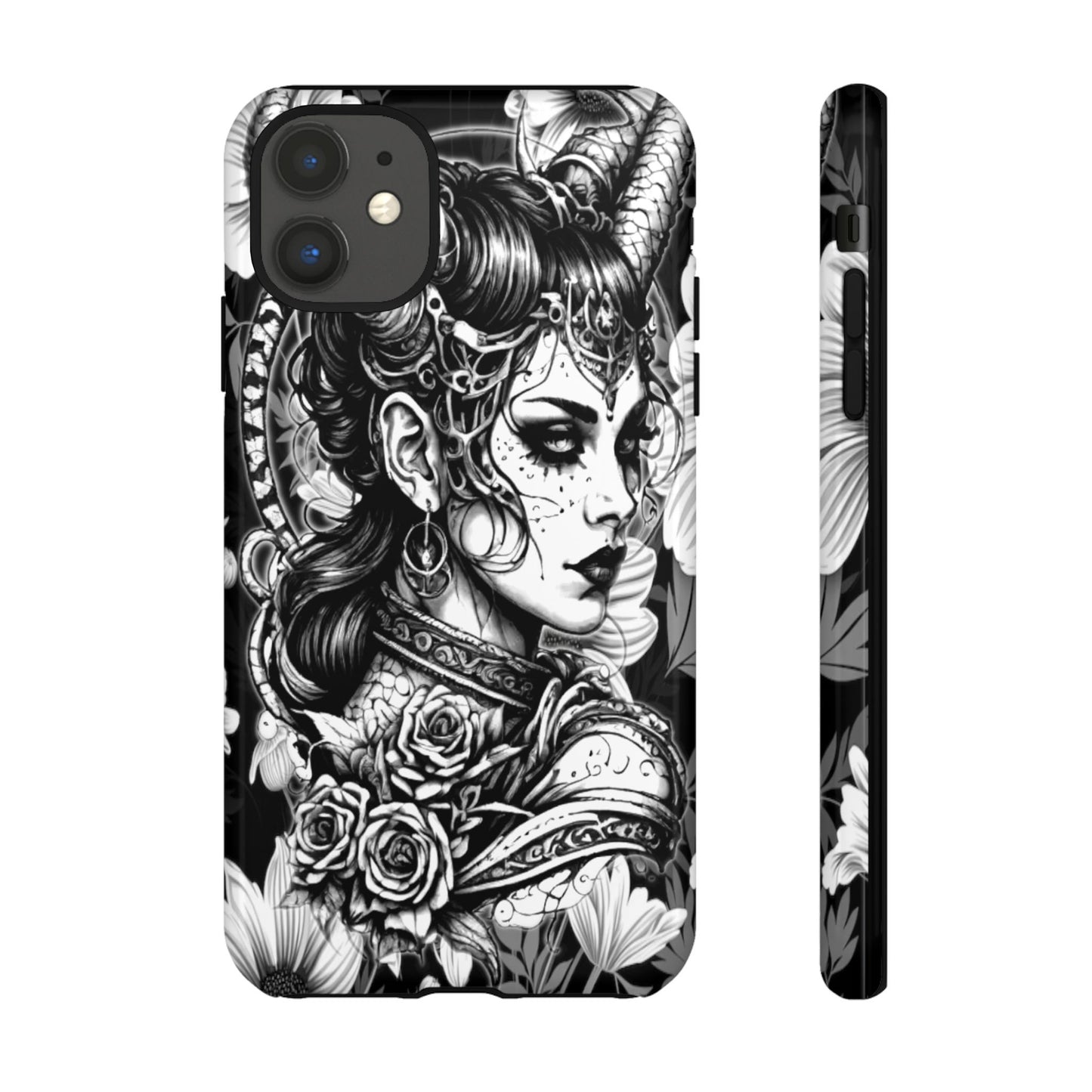 Goth Horned Queen Tough Phone Case