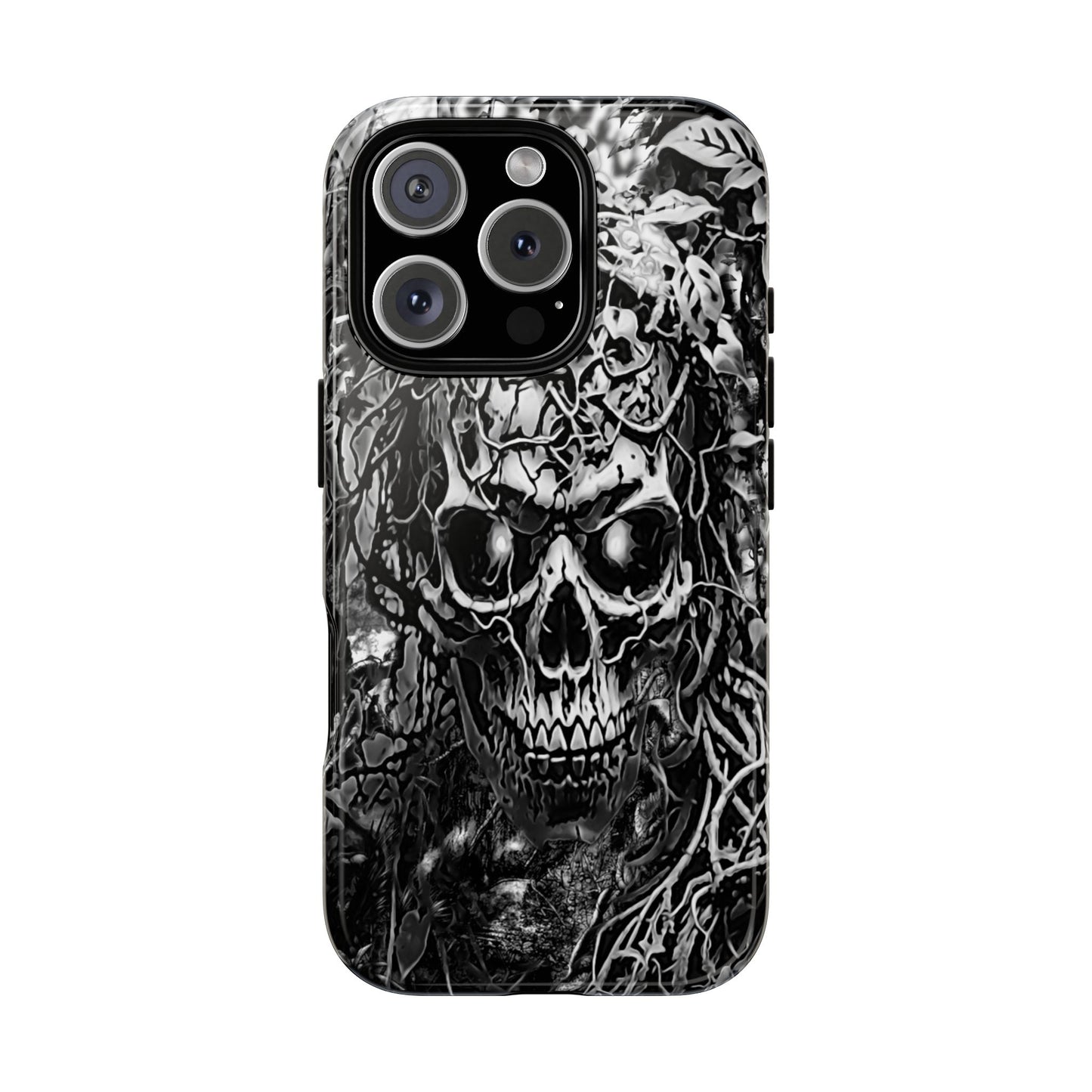 Crawling Vines Skull Tough Phone Case