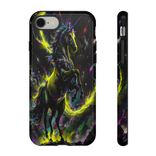 Rearing Up Unicorn Tough Phone Cases