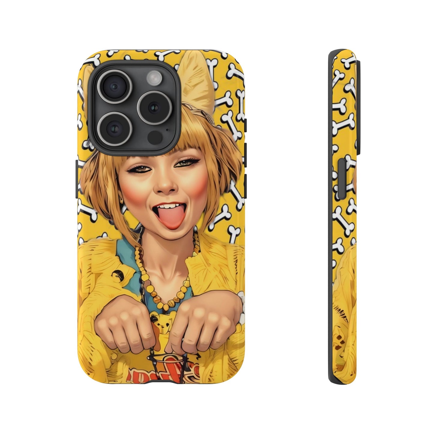 Begging Puppy Girl Tough Phone Case