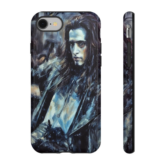 Enigmatic Goth Man Tough Phone Case