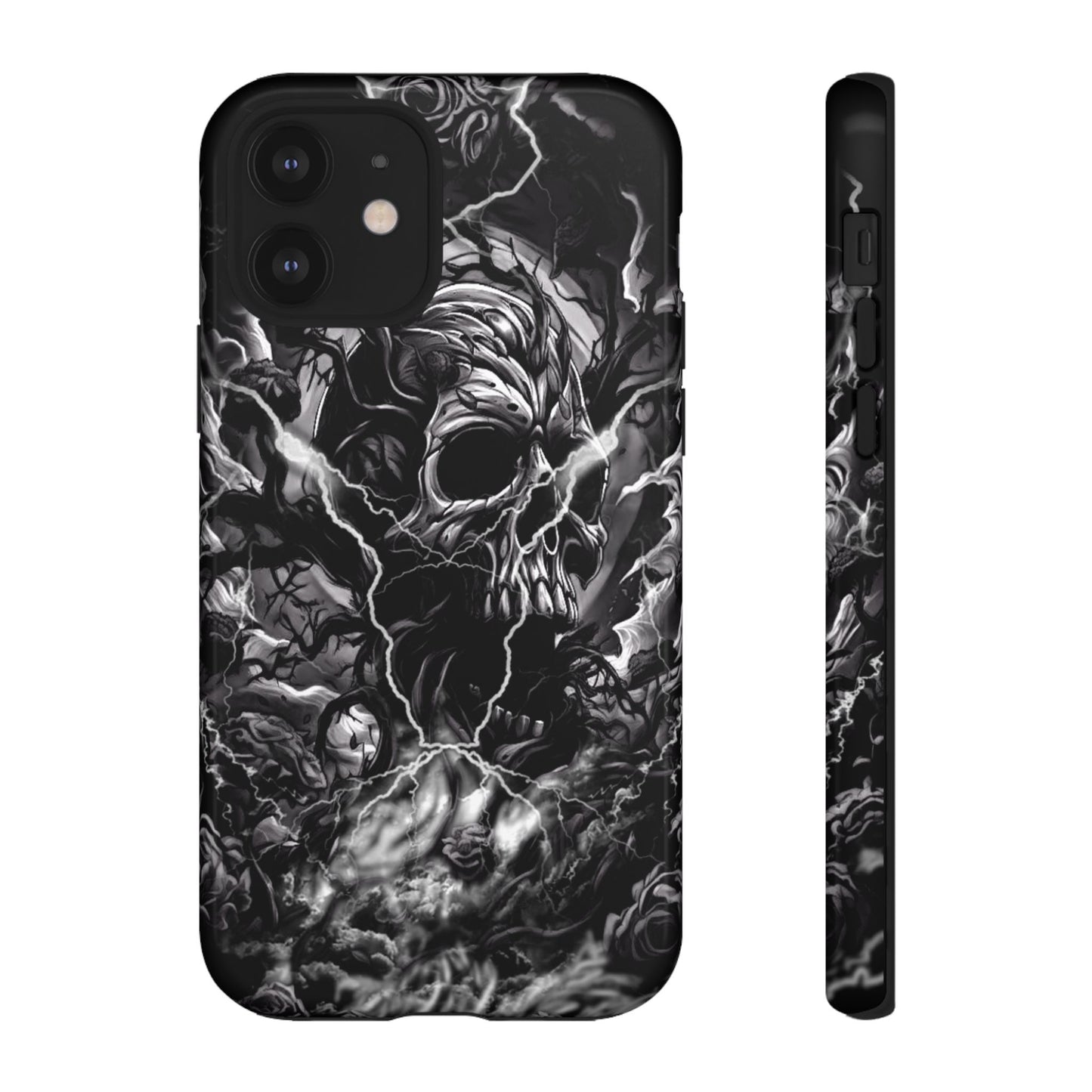 Skull Storm Tough Phone Case