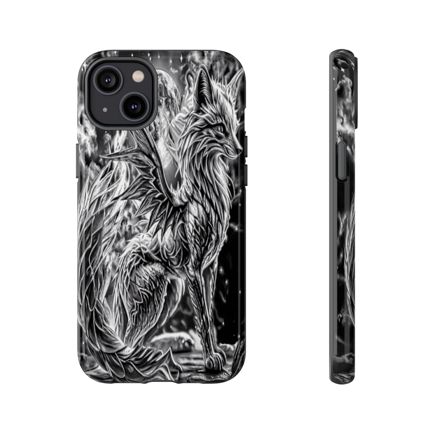 Winged Fox Tough Phone Case