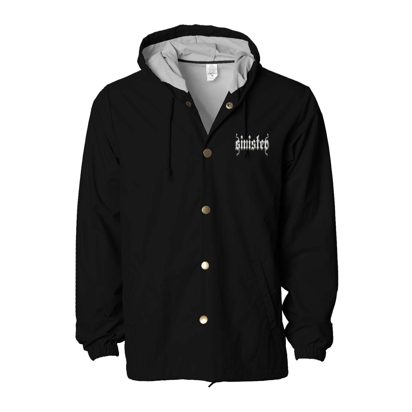 Sinister Water-Resistant Hooded Windbreaker