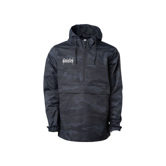 Sinister Black Camo Anorak Jacket