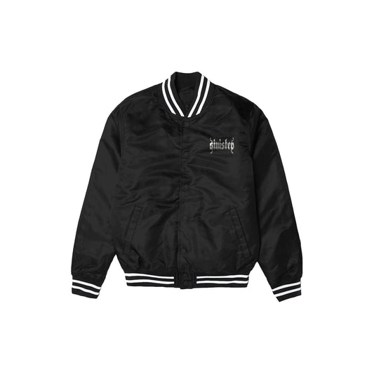 Sinister Mens Varsity Bomber Jacket